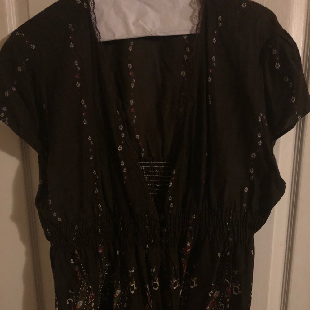 3x brown fall harvest type tunic